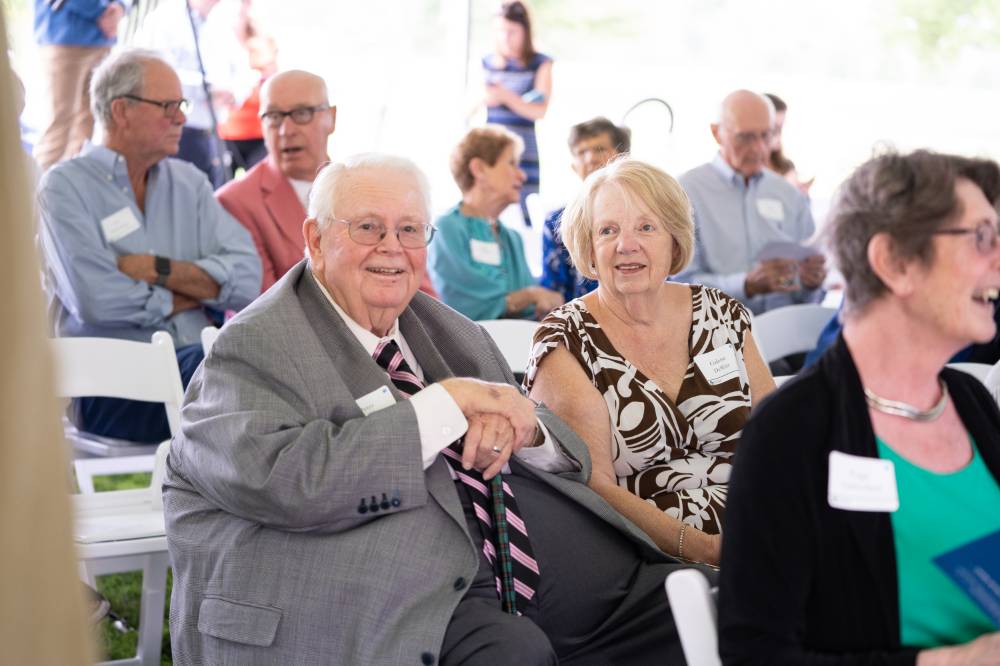 Guests at the Arend and Nancy Lubbers Student Services Center Dedication